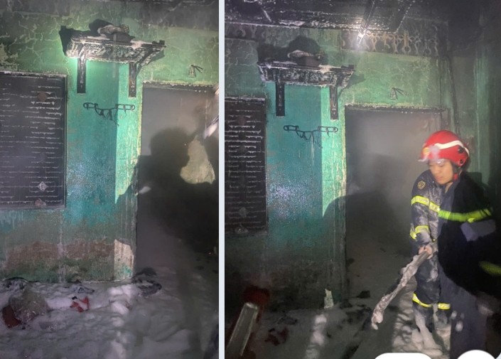 Thông tin về vụ cháy nhà xảy ra tại quận An Dương ngày 16.1.2025